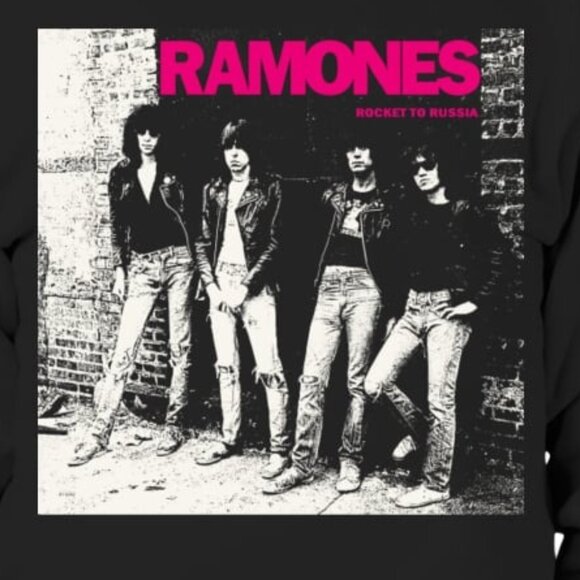 Ramones Rocket To Russia Sweatshirt Punk Rock Band Graphic Retro Concert 05 - Picture 2 of 5